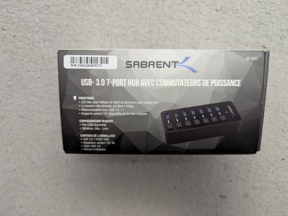 SABRENT , Hub SUB 7 porturi