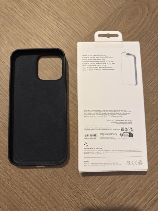 Husa silicon Apple iPhone 16 Pro Max Black