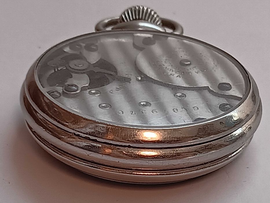 Ceas mecanic militar Ingelsoll Midget Radiolite, made in U.S.A anii 20