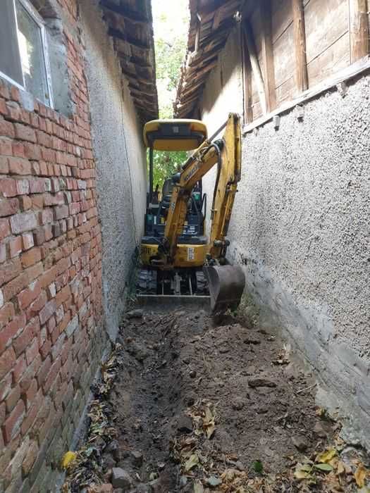 Inchiriere Miniexcavator 1t - 3t | Sapaturi si Transport