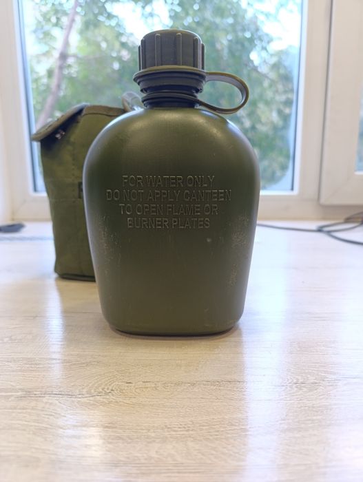 Военная форма Б/У + фляга с котелком