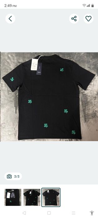 Vand tricou nou de barbati Dior