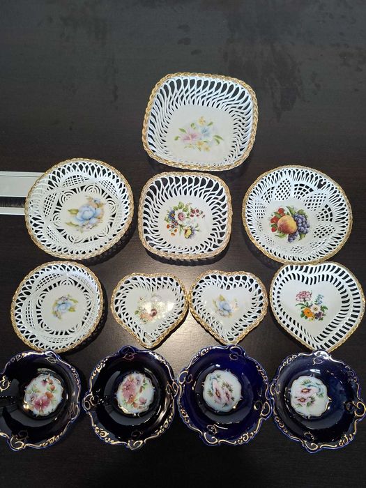 Set farfurii dantelate portelan