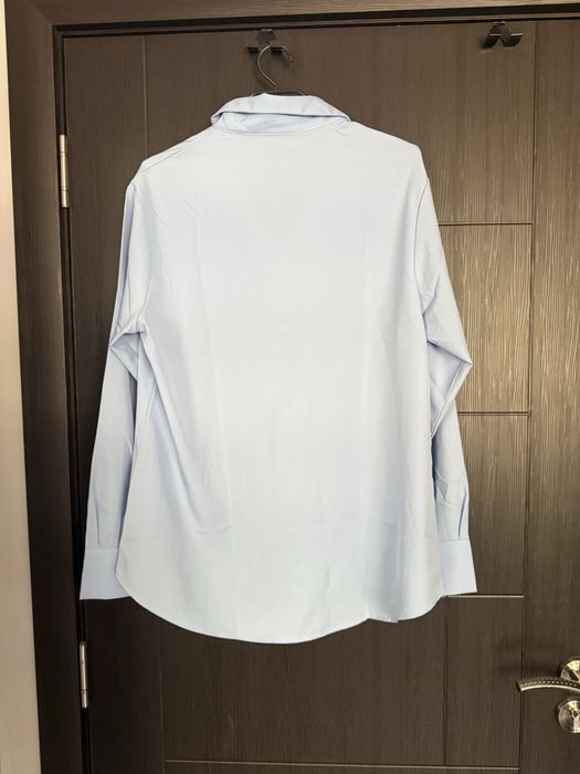 Синя oversize риза с дълъг ръкав. XS размер