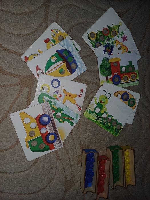 Деревянные развивающие игрушки унисекс