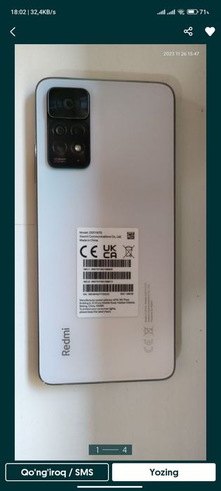 Redmi not 11 pro