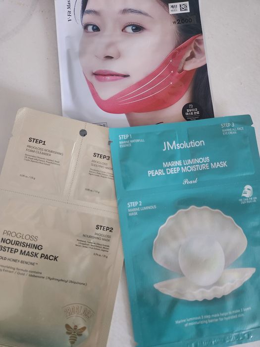 Крем маски по уходу за кожей лица Корея