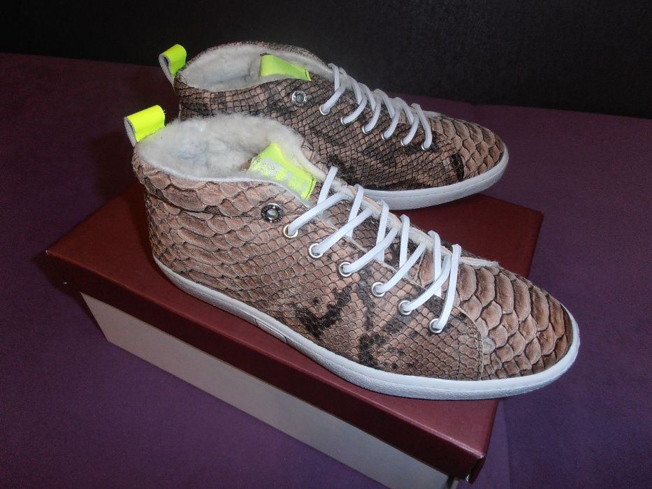 39 номер Rehab зимни кецове - ест. кожа със змийски ефект