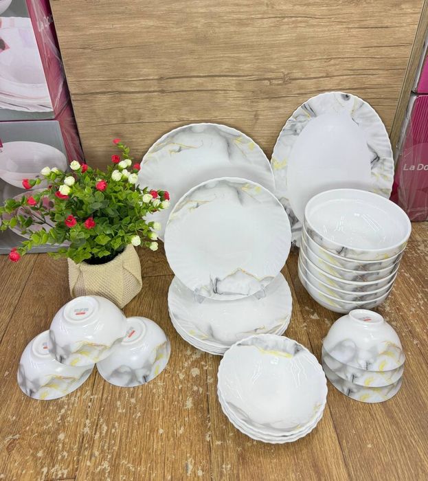 Сервиз столовый La Dolce 24 предмета (стекло)