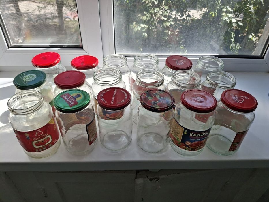 Банка 1 литр.Банки стеклянные