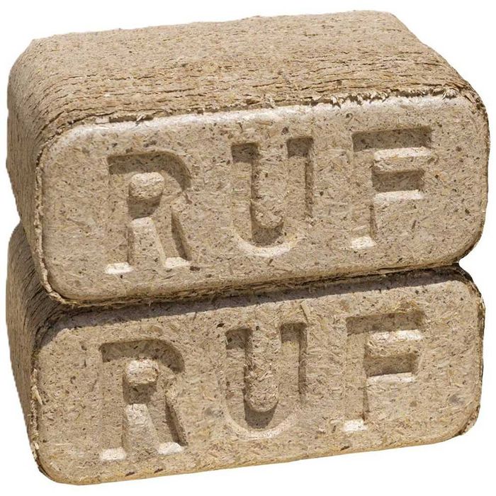 Brichete De Foc Tip RUF Din Rumeguș - Jar Rezistent Peste 24 De Ore