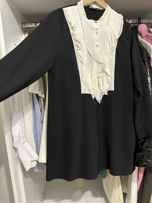 Рокля тип риза на воали