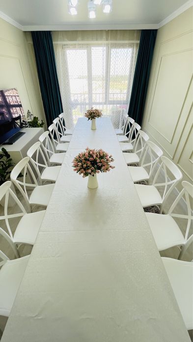 Аренда стол, стулья, посуда