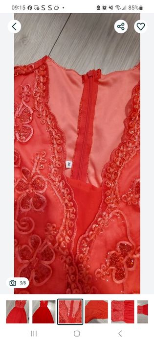 Rochie rosie ocazie  S