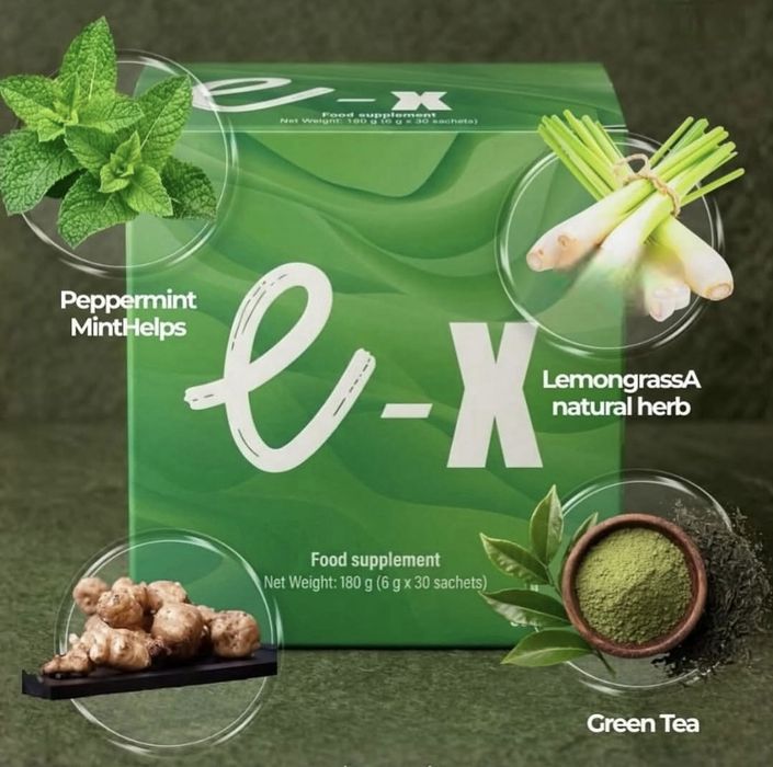 Supliment Alimentar ENERGY X-TREME (e-X) – Energie și Vitalitate fără Zahăr, 30 Plicuri tratament pentru 1 luna
