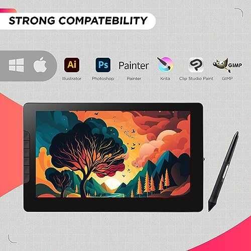Нов таблет ViewSonic ID1330 13.3" Full HD Дисплей за Рисуване + Стилус писалка