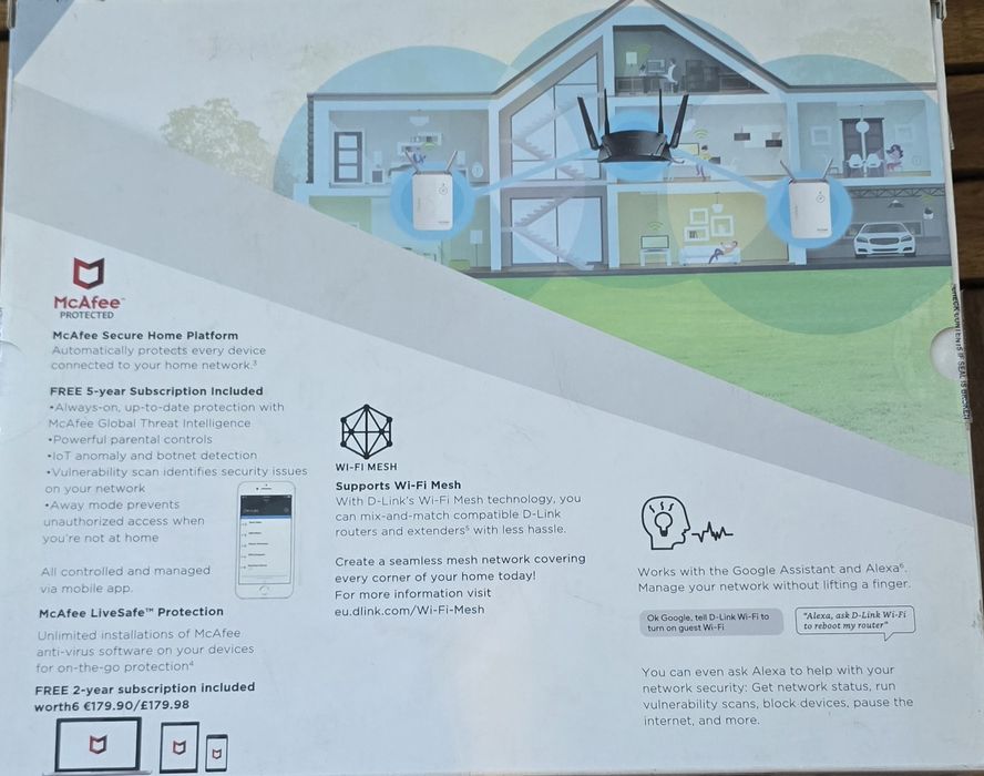 D-Link EXO AC1900 Smart Mesh Wi-Fi Router (DIR-1960)
