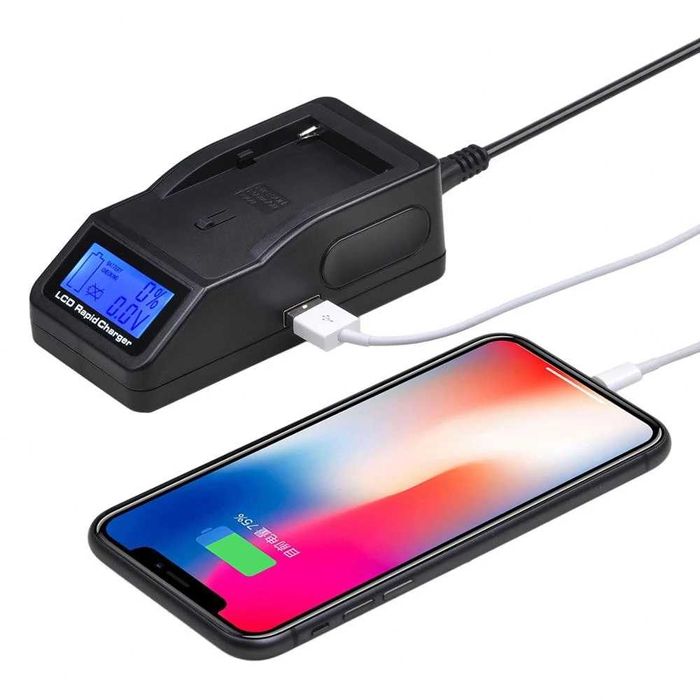 Incarcator FAST acumulatori Sony NP-F NP-F550 NP-F750 NP-F960 NP-F970