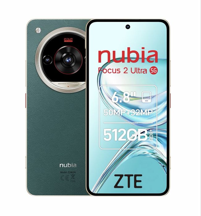 ГАРАНЦИОНЕН!!! ZTE Nubia Focus 2 Ultra 5G, 8GB RAM, 512GB, Forest Green