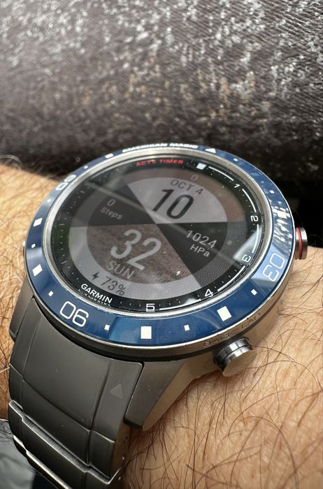 MARQ Garmin Captain TITANIUM Edition American Magic   Sapphire bombat ecran