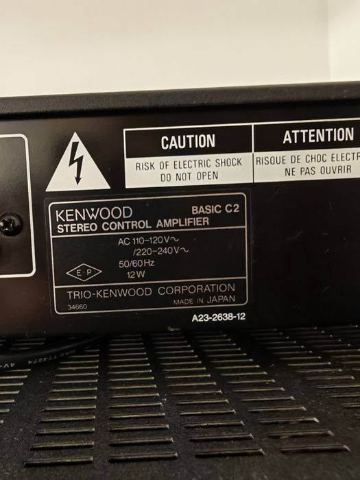 Preamplificator si amplificator Kenwood Basic M2A