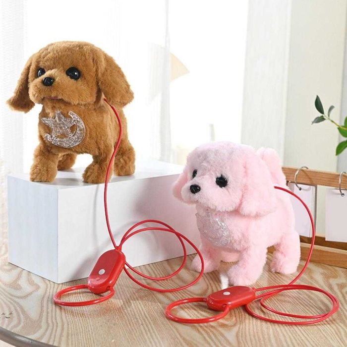 Jucarie Catelus de plus cu lesa.