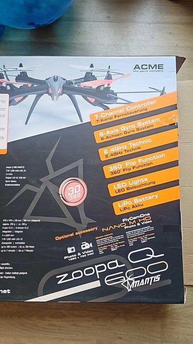 RTF  Дрон с дистанционно ACME Zoopa Q600 Mantis