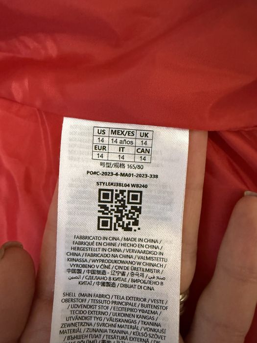 Costum ski: geaca iarna+pantaloni ski+manusi, marime 11-12 ani