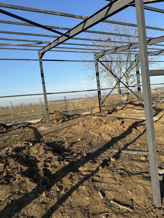 Structura metalica 8x14.85 x4 m strasina intr o apa din profil ipe 240 complecta