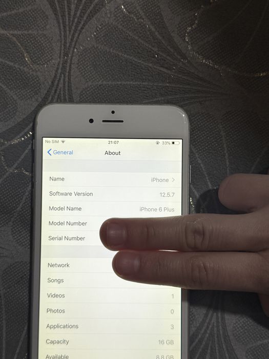 Iphone 6 plus Б/У White.