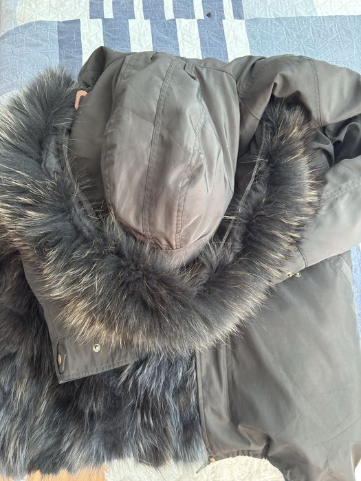 Парка из натурального меха