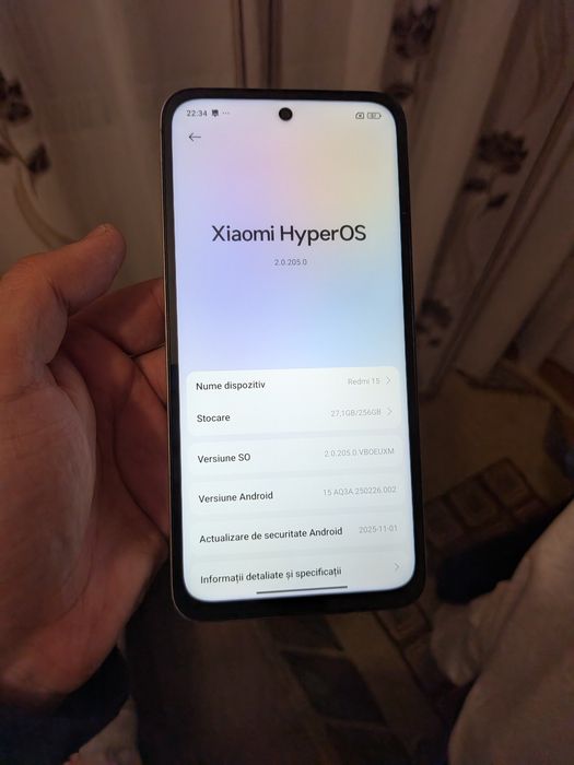 Xiaomi Remi 15 5G 256GB 8GB RAM Full Box NOU Garantie !