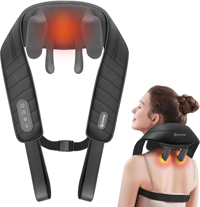 Безжичен, преносим 4D Shiatsu масажор