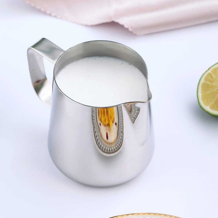 Кана за разпенване на мляко 12oz - 350ml, чаши за разпенване на мляко и кафе, капучино, лате, арт, кани за пара, кана за мляко