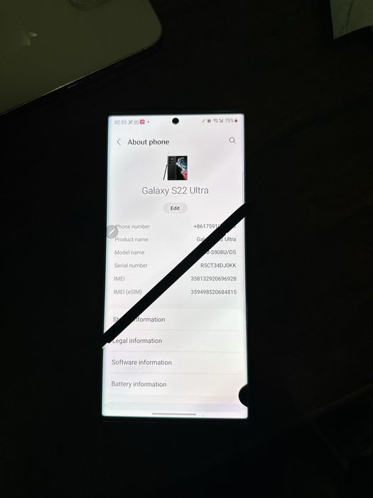 Samsung S22 Ultra 128