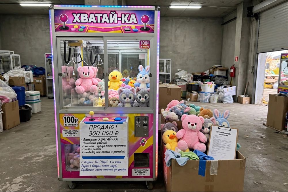 Игровой автомат хватайка
