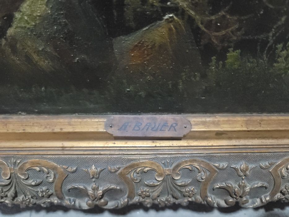Tablou autentic semnat „A. Bauer”