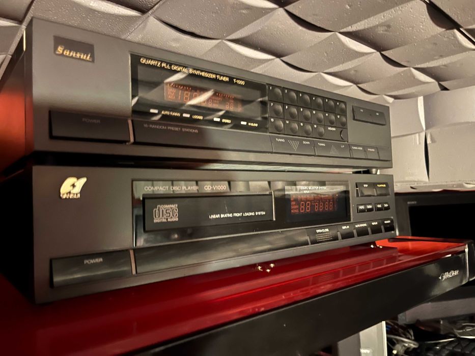 Sansui T-1000 tuner - Sansui CD-V1000