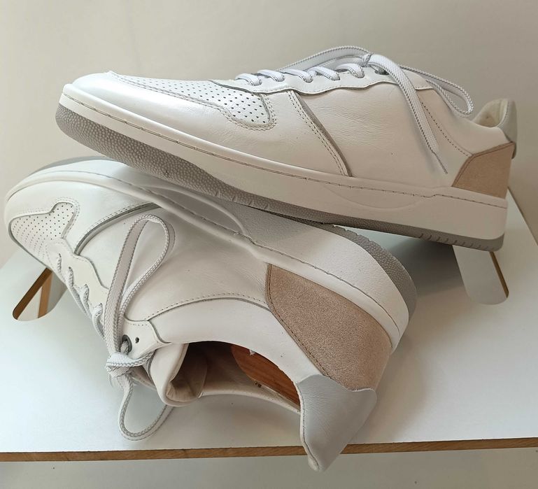 Pantofi sport casual 45 premium Oliver Jacob NOI piele naturala moale