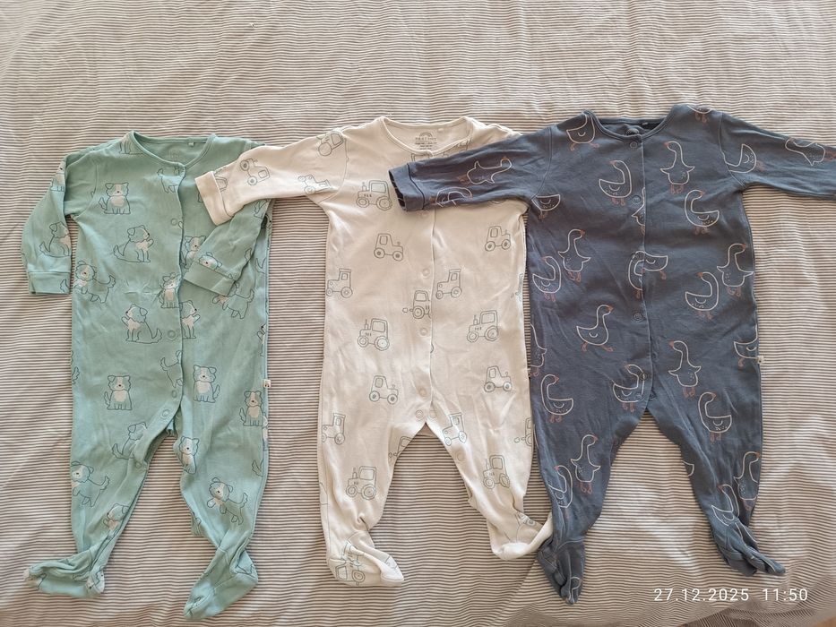 Ромпъри next, pepco и muller, размер 74, 6-9м