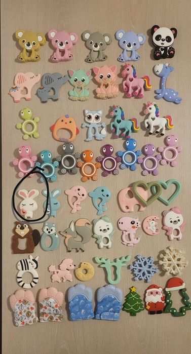 Lant Suzeta personalizat, Jucarii dentitie,Coliere babywearing