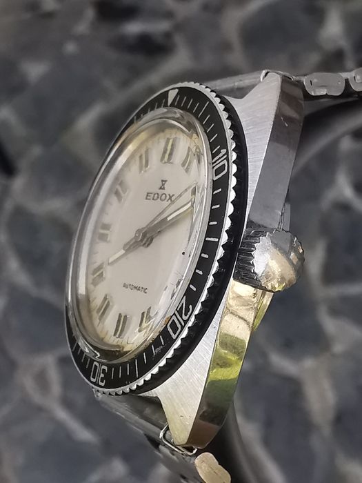 Ceas EDOX Automatic Diver 200 m - 35,5 mm - Funcționează impecabil!