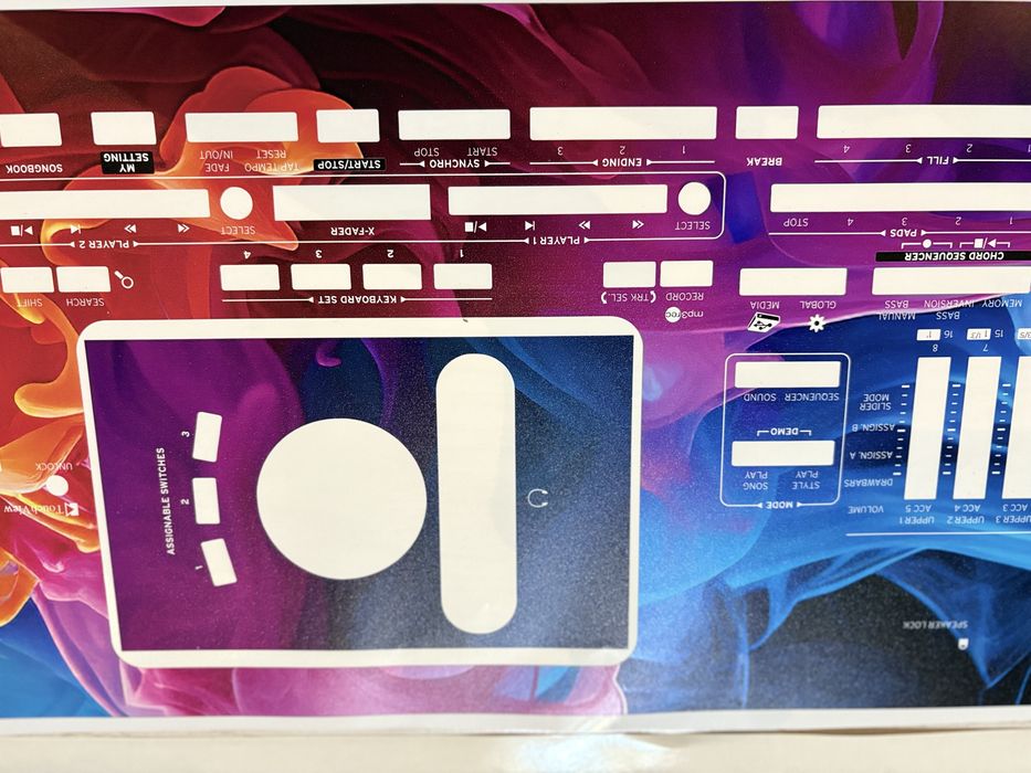 Autocolant personalizat korg pa4x si pa5x