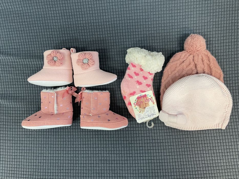 Дрехи за момиче, размер 3-6 месеца, 68 см ръст, George, H&M