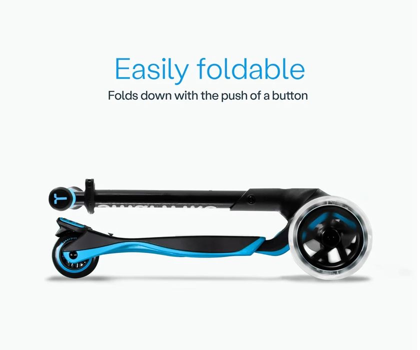 smarTrike - Детски разтегаем скутер син зелено розово оранжево