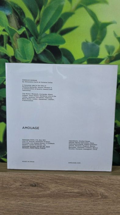 Apa de parfum Amouage Honour, dama, nou, edp, 100 ml, sigilat
