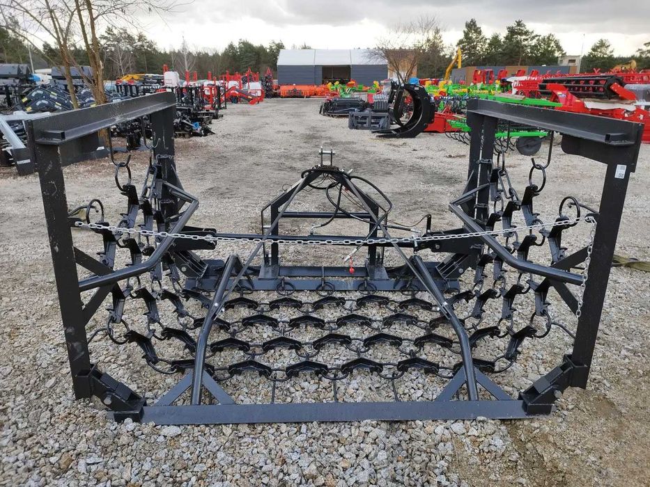 Ливадна брана 4 метра, 4-редова брана за пасища и ливади, трактор 40-55 к.с.