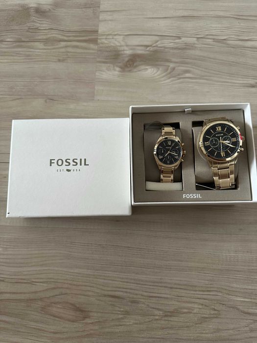 vând set ceas fossil