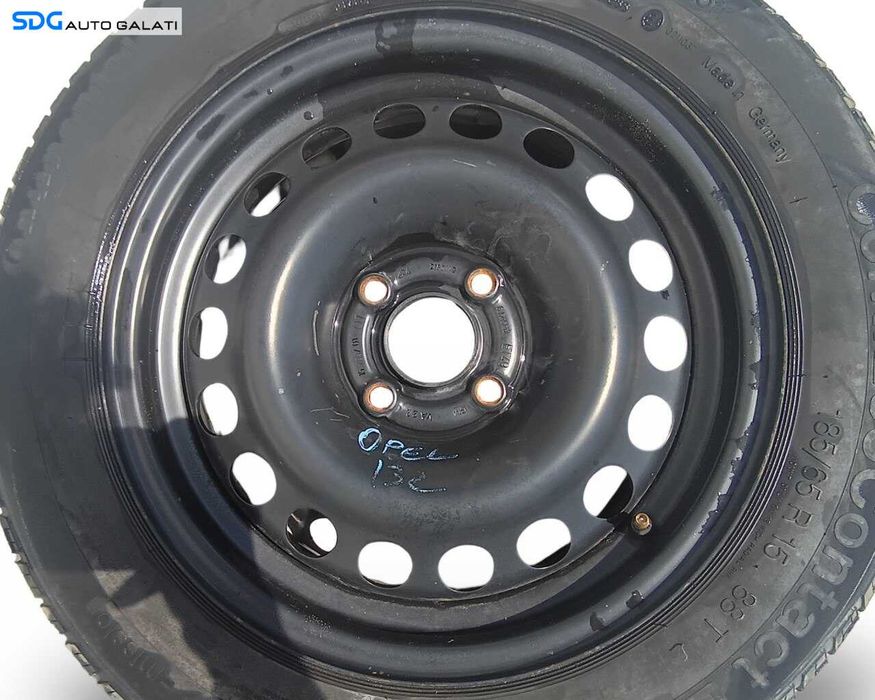 Janta Roata Rezerva Normala Tabla Otel 185 65 15 R15 Opel Adam 2012 - 2018 (6JX15H2 ET49 2150143) [JNT0045]