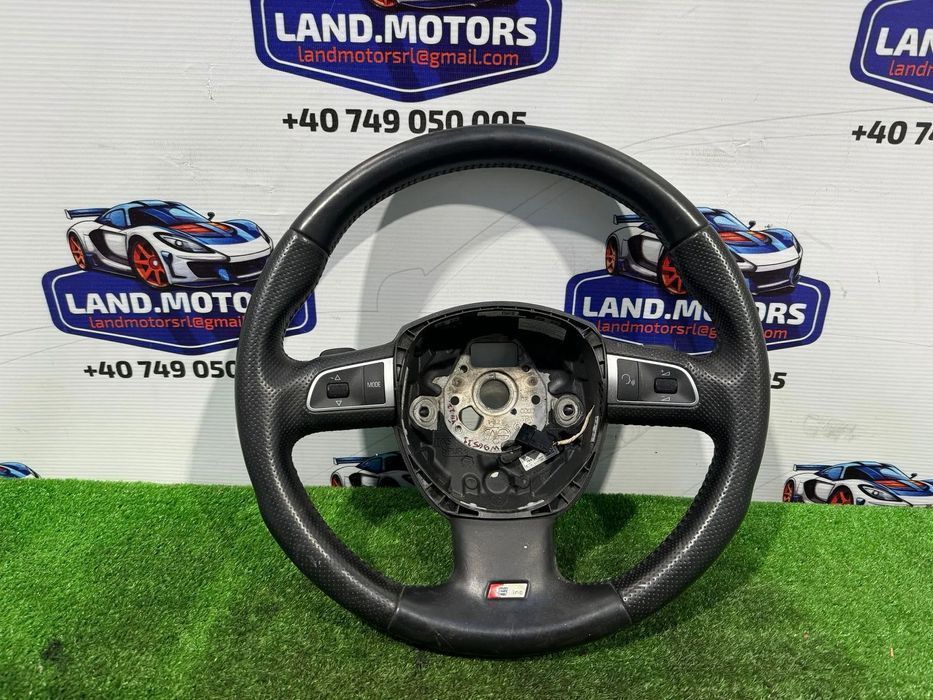 volan piele audi a6 c6 s-line cu padele 2004-2011